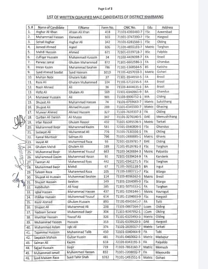 GB Police Constable Interview Schedule 2024 Selected Candidate