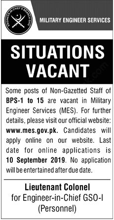 Army Engineering Service Jobs 2019 Apply Online Eligibility Criteria