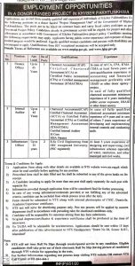 KPK Donor Funded Project NTS Jobs 2021 Application Form