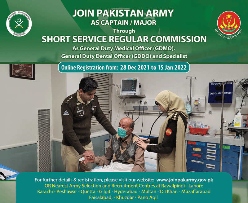 Join Pak Army as Captain/Major Through SSRC 2022 Registration Online
