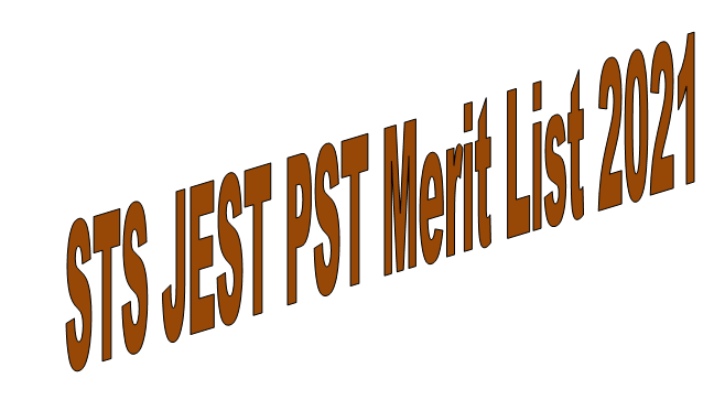 STS JEST PST Merit List 2021 Sindh Teachers