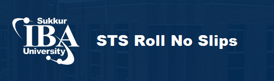 STS Roll Number Slip 2021 Download Syllabus
