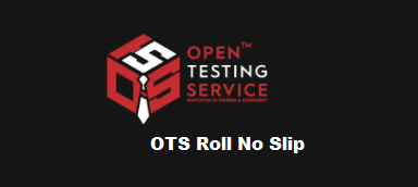 Public Sector Organization OTS Roll No Slip 2023 Test Date Syllabus