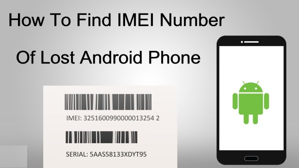 how to find my lost android phone with imei number