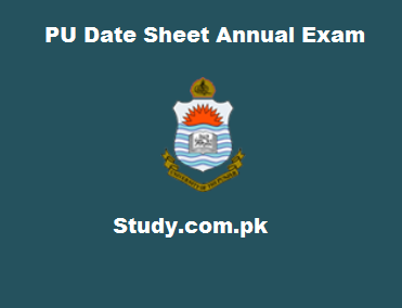 PU Date Sheet 2022 Annual Supplementary Exam BA BSc MA MSc