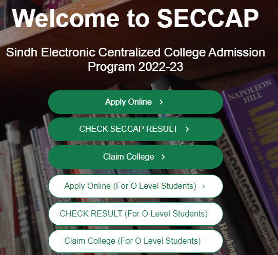 SECCAP Form 2022 Result Check Online By Name & Roll No