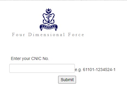Pak Navy Online Registration Slip 2023 For Males/Females