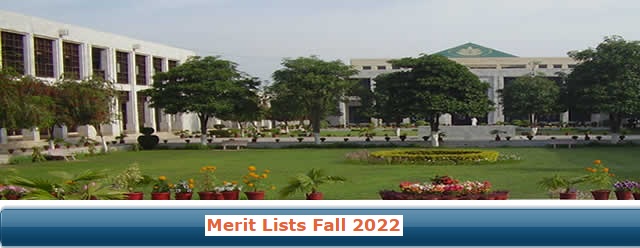 Agriculture University Peshawar Merit List 2022 1st 2nd 3rd Online