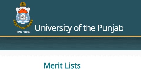 PU Merit List 2023 1st 2nd 3rd Online | www.pu.edu.pk