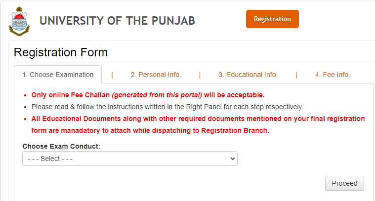 Punjab University Pharm D Admission 2024 Apply Online Last Date Merit List