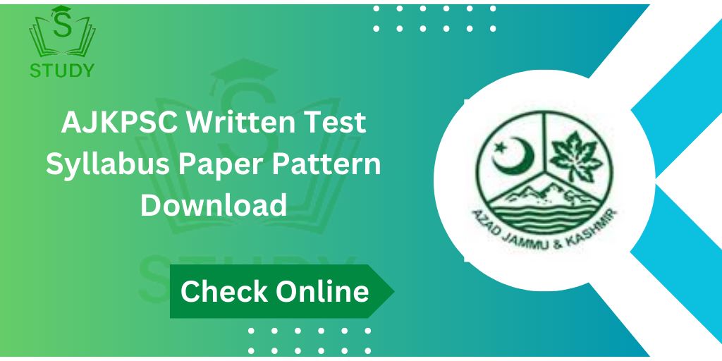AJKPSC Syllabus Paper Pattern Download