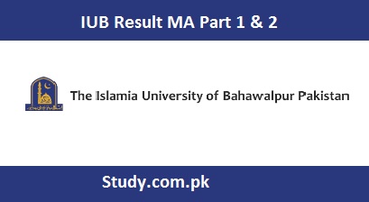 IUB Result MA Islamiat 2023 Check Online | www.iub.edu.pk