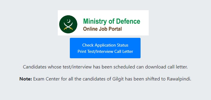 MOD Interview Schedule 2024 Call Letter Download | amdte-rect.gov.pk