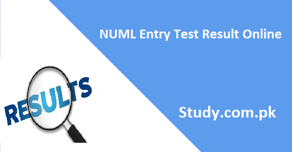 NUML Entry Test Result 2024 Check Online @ www.numl.edu.pk