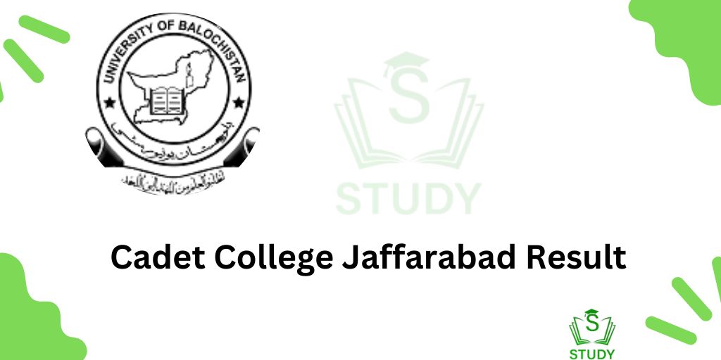 Cadet College Jaffarabad Result 2024 Check Merit list