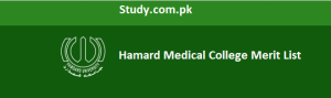 Hamdard Medical College Merit List 2023 Check Online