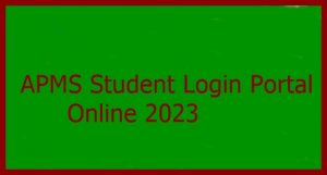 APms -Student-Portal login