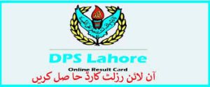 dps lahore result card2023