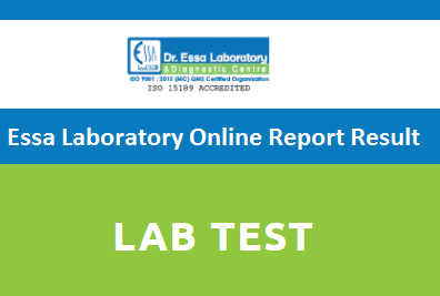 Essa Laboratory Online Report Result Check