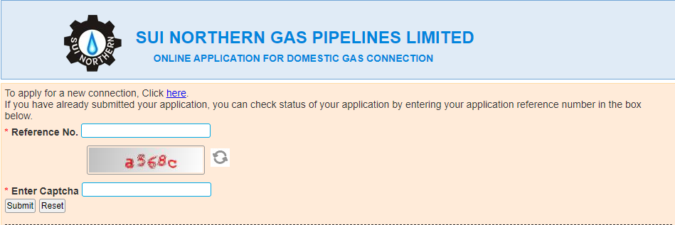 Sui Gas Application Status Check By CNIC @ www.sngpl.com.pk