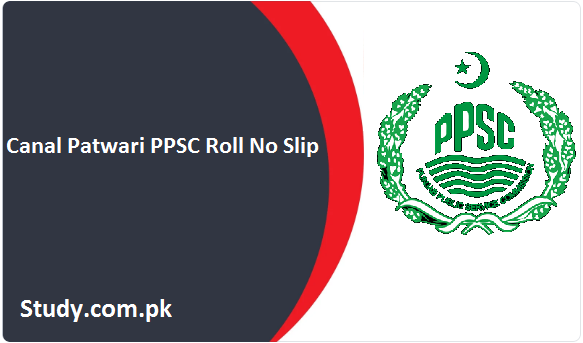 Canal Patwari PPSC Roll No Slip 2023 Download Online