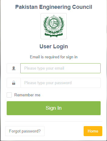 PEC Registration Number 2024 Login Portal @ www.pec.org.pk
