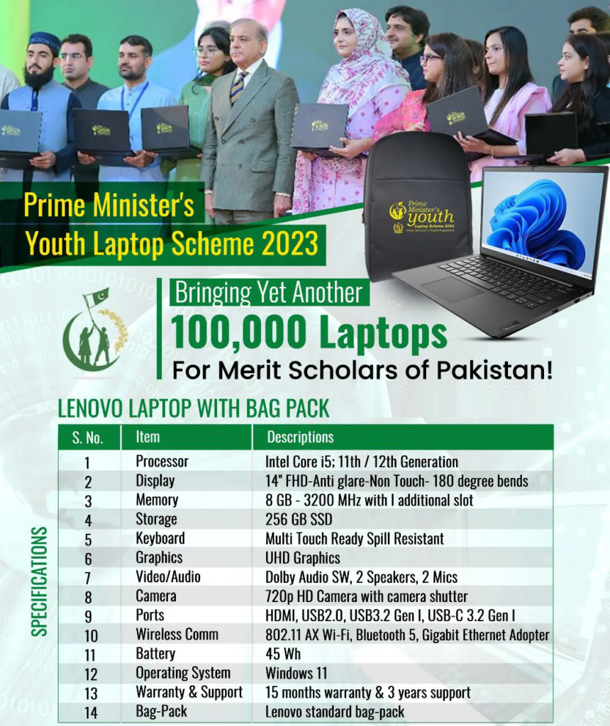 Prime Minister Youth Laptop Merit List 2024 Online Provisional/Final