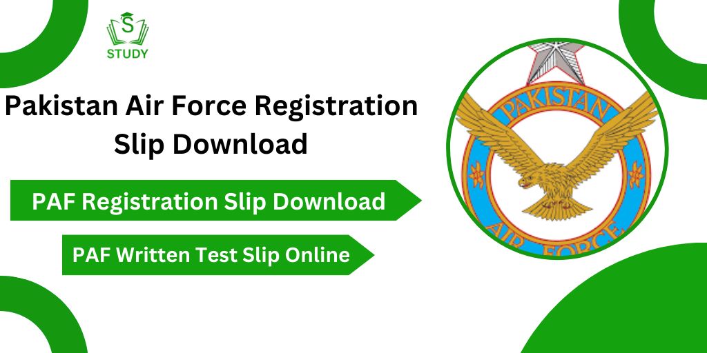 Join PAF Registration Slip Download 2024 Online | www.joinpaf.gov.pk