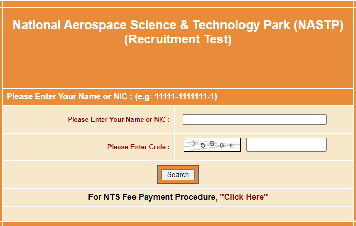 NASTP NTS Result 2024 Check Online By Roll Number