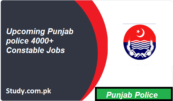 Upcoming Punjab police 4000 Constable Jobs