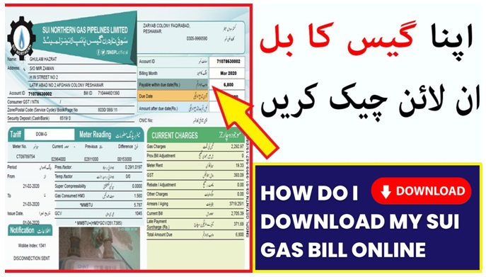 How Do I Download My Sui Gas Bill Online