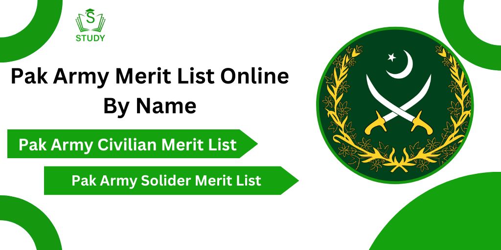 Pak Army Merit list 2024 Check By Name and CNIC