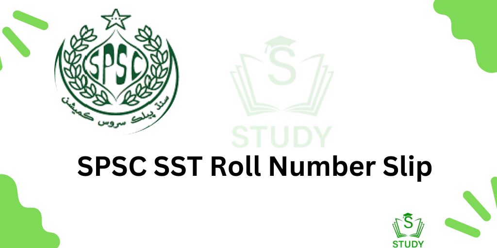 SST Test SPSC Roll No Slip 2024 Test Date Syllabus