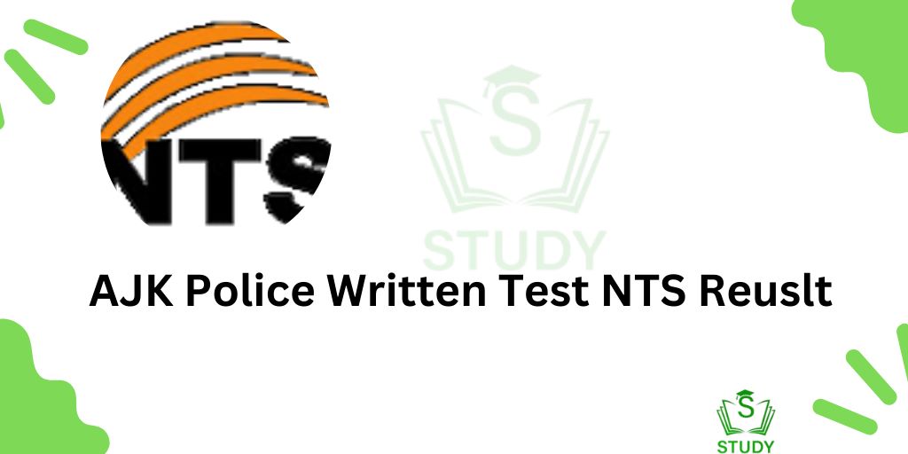 AJK Police Constable NTS Result 2024 Answer Key Merit List Online