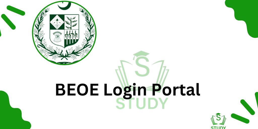 BEOE Login Portal Online at www.beoe.gov.pk