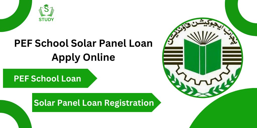 PEF School Solar Panel Loan Apply Online 2024 Registration