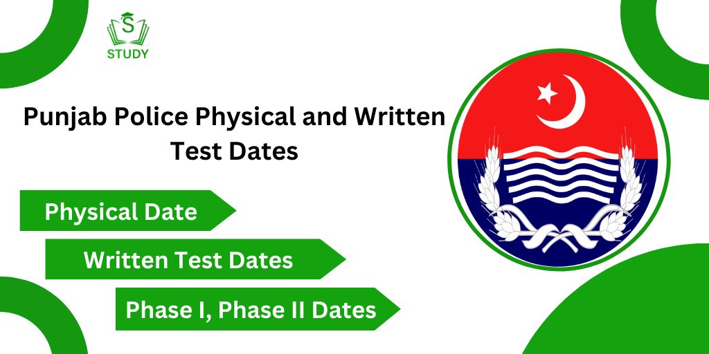 Punjab Police Physical Measurement and Written Test Dates 2024 Merit List