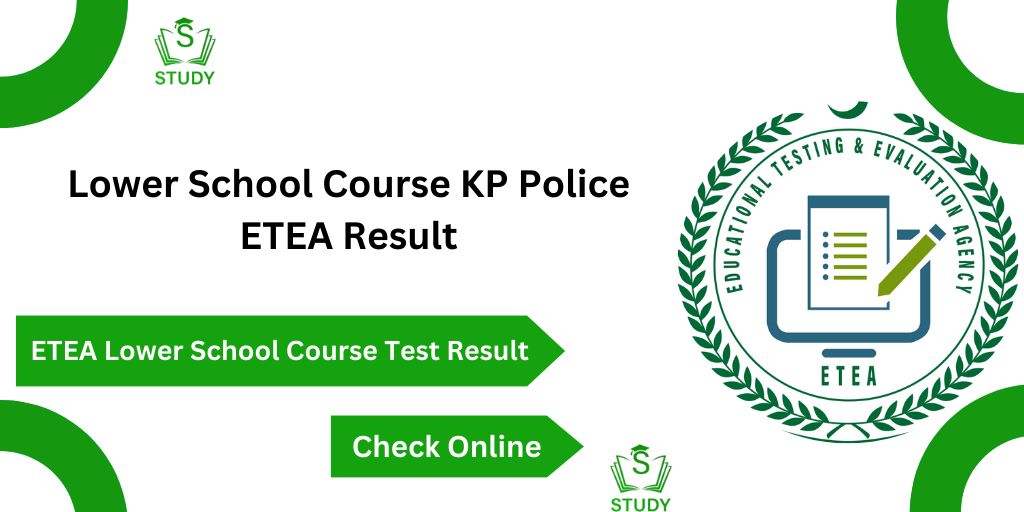 Lower School Course KP Police ETEA Result 2024 Check Online